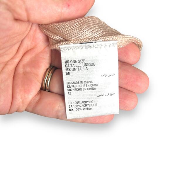 NWT INC International Concepts Knit Kimono Light Pink Blush Open Cardigan Wrap - Picture 7 of 10